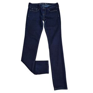 American Eagle Stretch  Women's Blue Skinny Denim Jeans sz 10